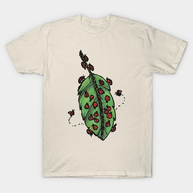 Lucky Ladybugs T-Shirt by SaruHime